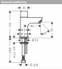 Hansgrohe Logis Bateria bez mieszacza 80 do wody zimnej lub wstępnie zmieszanej bez kompletu odpływowego czarny mat 71120670